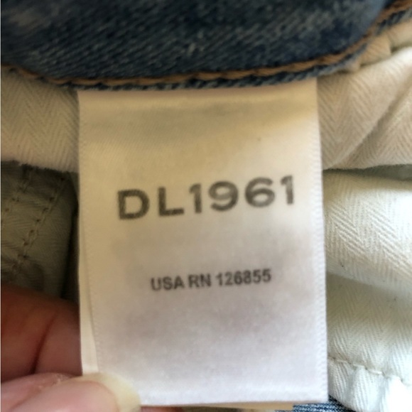 DL 1961 NWT Patti Straight High Rise Vintage Jeans Plus Size W24 - Picture 7 of 13